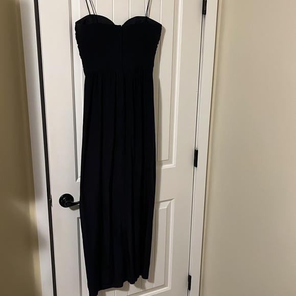 Vintage 100% Silk Black Sweetheart w/Straps Dress Size 10 more like a Size 6 - Picture 5 of 7